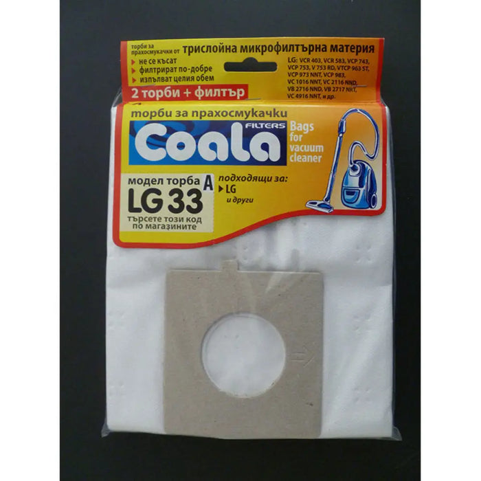 ТОРБИ ЗА ПРАХОСМУКАЧКА TONI ТОРБ. ЗА ПРАХ. TONI LG33-A COA