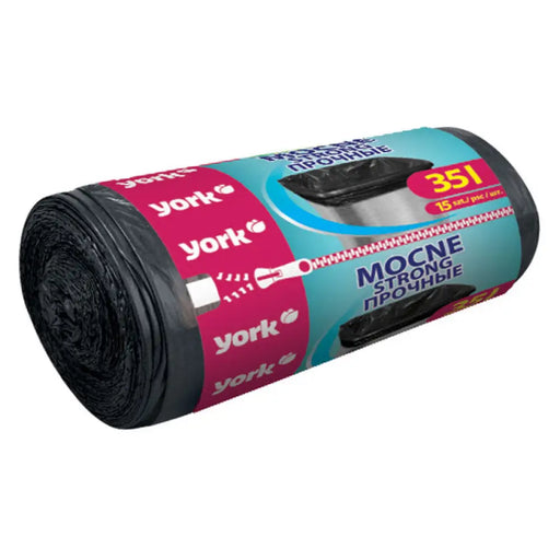 ТОРБИ ЗА ОТПАДЪЦИ STRONG 35L 15БР YORK