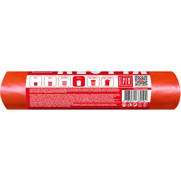 ТОРБИ ЗА ОТПАДЪЦИ СТРОИТЕЛНИ МАТЕРИАЛИ 60L 20БР HDPE ALUFIX