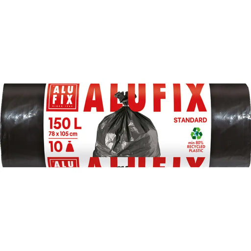 ТОРБИ ЗА ОТПАДЪЦИ 150L 10 БР LDPE ALUFIX STANDART