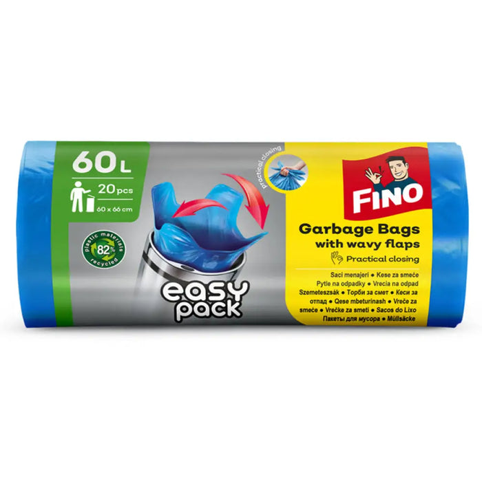 ТОРБИ ЗА ОТПАДЪЦИ 60 L 15 БР EASY-PACK FINO