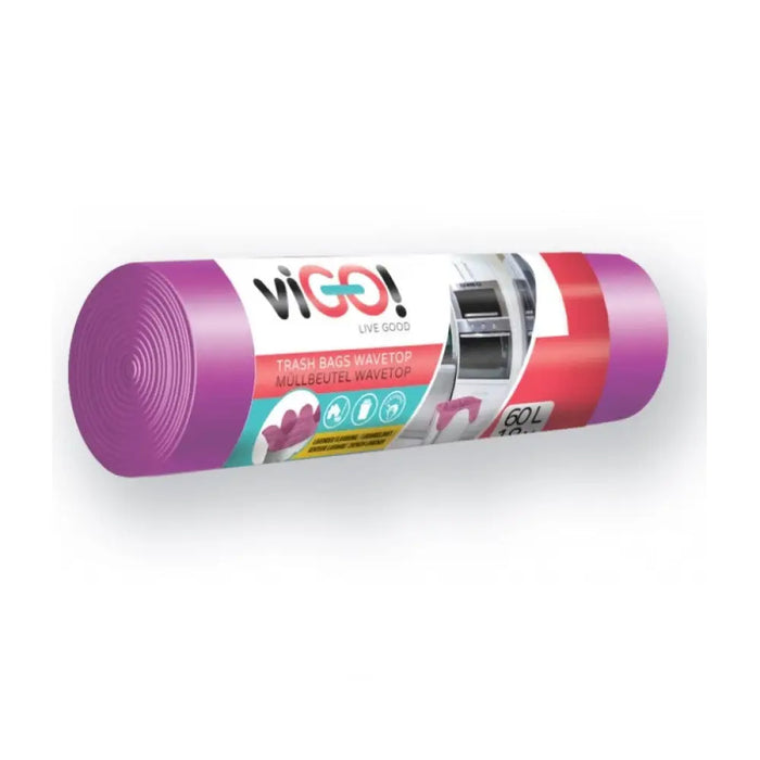 ТОРБИ ЗА СМЕТ 60L С УШИ ЛАВАНДУЛА 18 БР. STANDARD VIGO