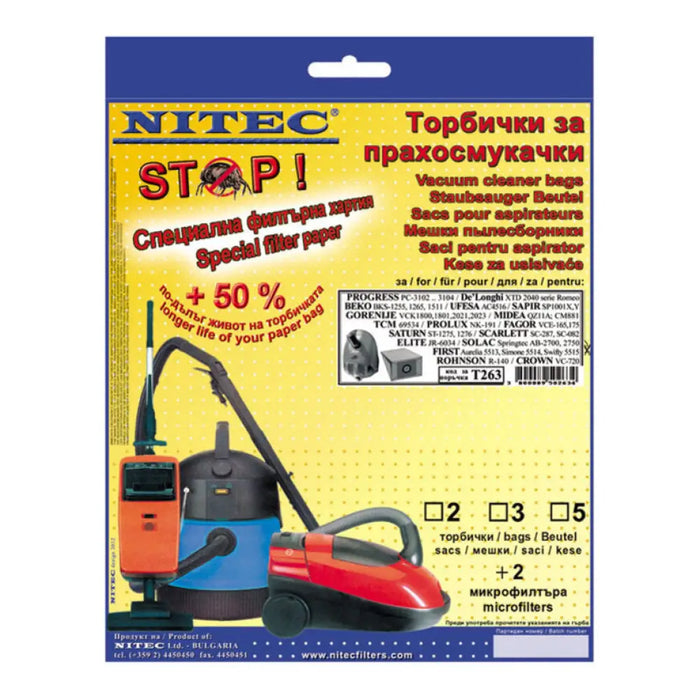 ТОРБИЧКИ TCM 69534 ROHNSON / SOLAC / BEKO NITEC T263 5 БР