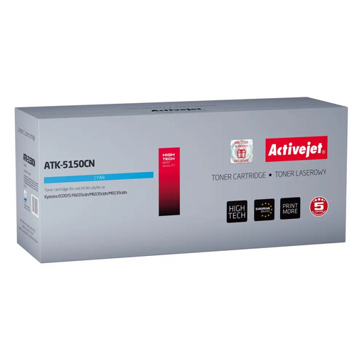 Тонер Activejet ATK-5150CN (заместител за Kyocera TK-5150C;