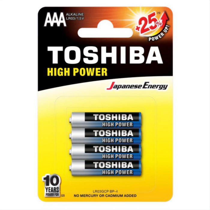 АЛКАЛНА БАТЕРИЯ LR6 AA 4 БР TOSHIBA