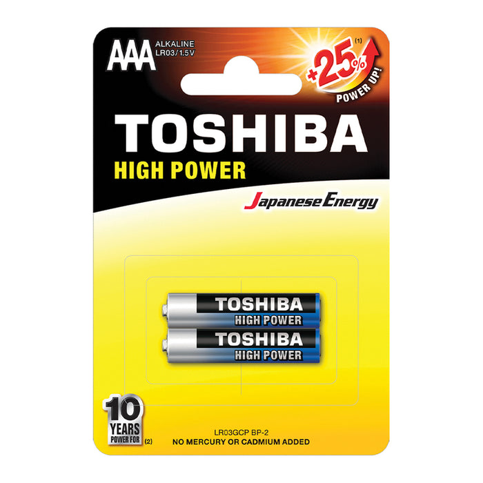 БАТЕРИИ TOSHIBA AAA LR03