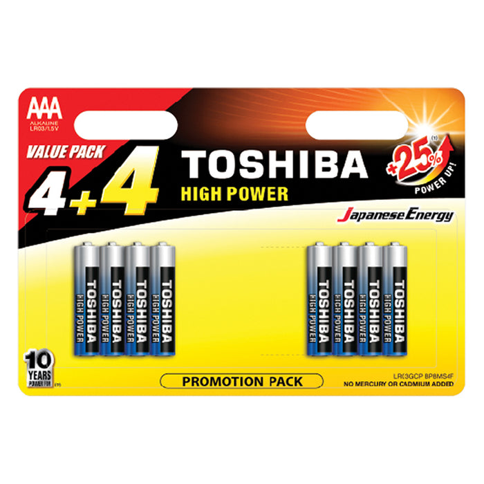БАТЕРИИ TOSHIBA BLUELINE AAA LR3