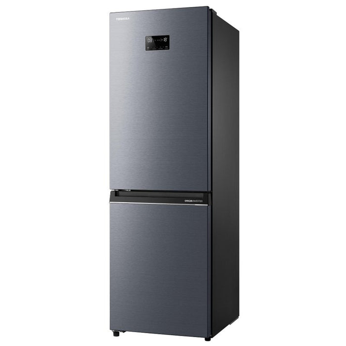 Хладилник с фризер Toshiba GR-RB449WE-PMJ(06) , 338 l, E , Morandi Grey , No Frost