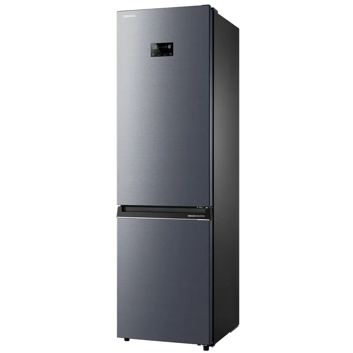 Хладилник с фризер Toshiba GR-RB500WE-PMJ(06) , 378 l, E , Morandi Grey , No Frost