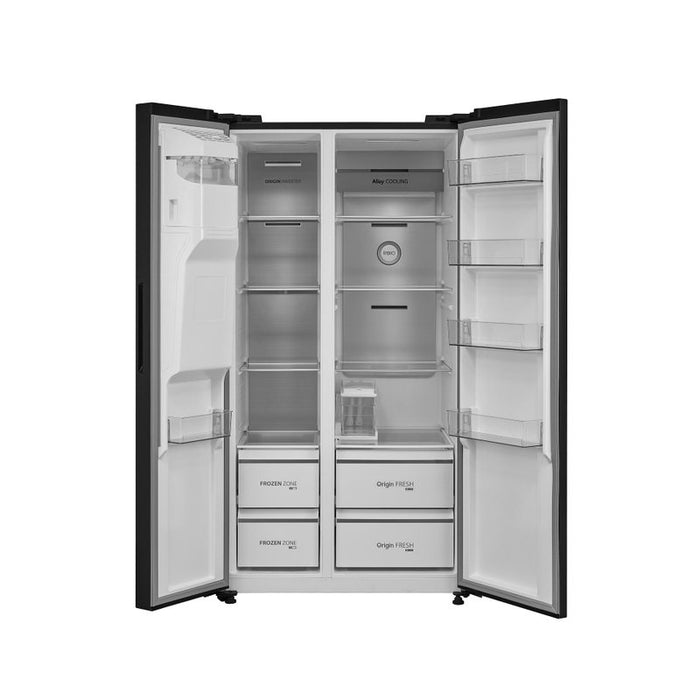 Хладилник Side-by-Side Toshiba GR-RS755WI-PMJ(05) , 568 l, E , No Frost , Черна неръждаема стомана
