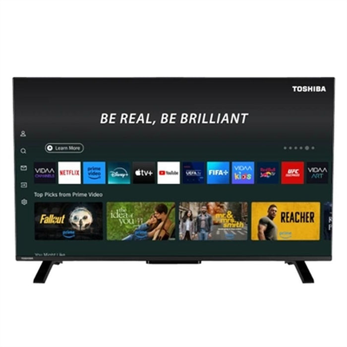Смарт телевизор Toshiba 40QV2F63DG Full HD 40" LED HDR HDR10+ D-LED HDR10 DVB-T2 400 Hz PQI QLED