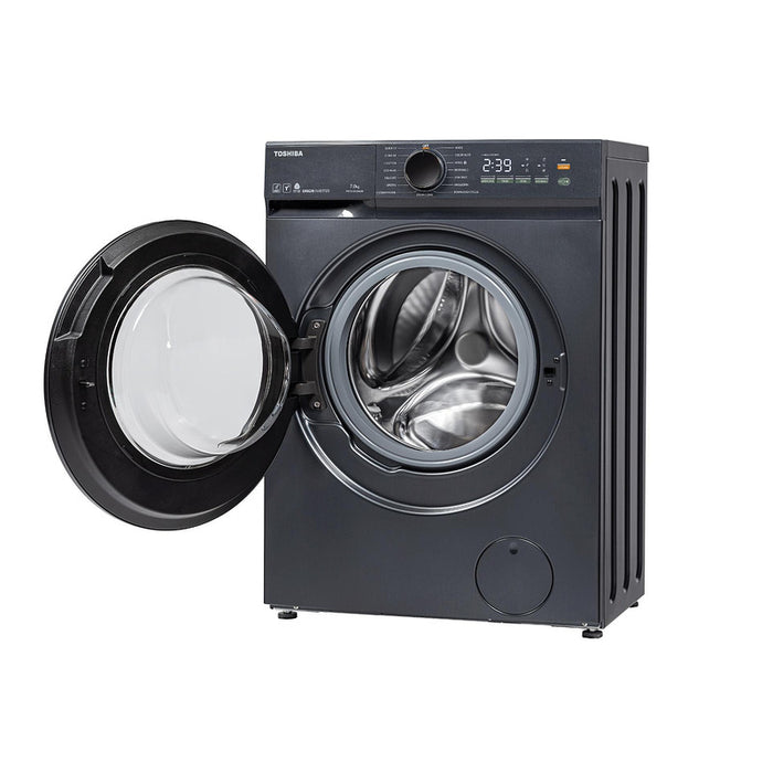 Пералня Toshiba TW-T21BU80UWBK(MG) , 1200 об./мин., 7.00 kg, A , Inox