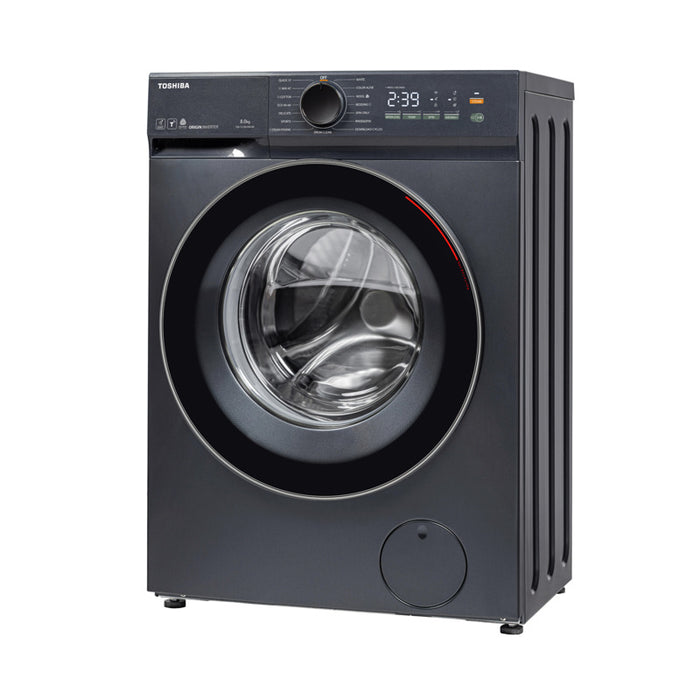 Пералня Toshiba TW-T21BU90UWBK(MG) , 1400 об./мин., 8.00 kg, A , Inox