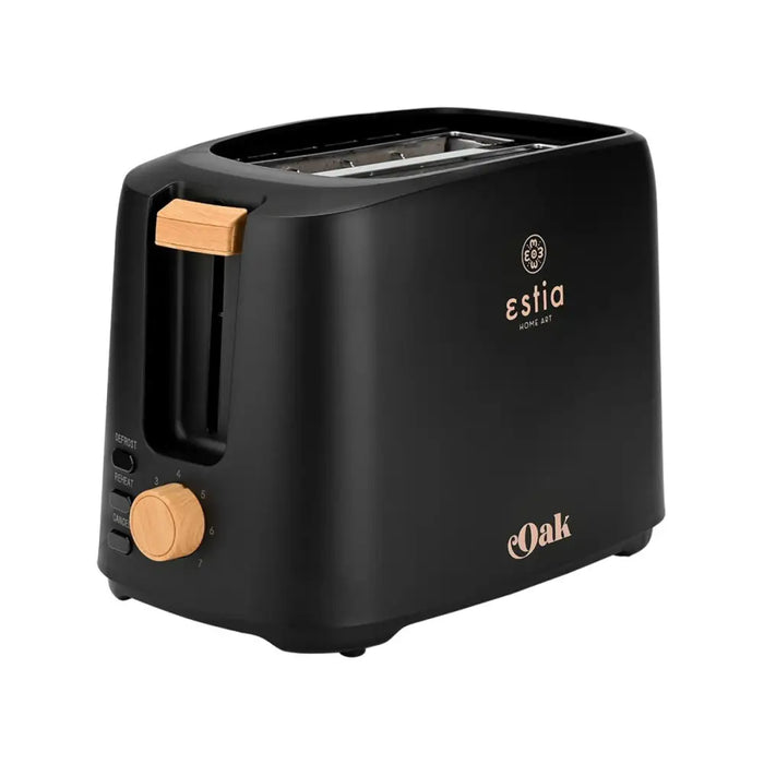 ТОСТЕР ЧЕРНO/ДЪБ 850W ESTIA