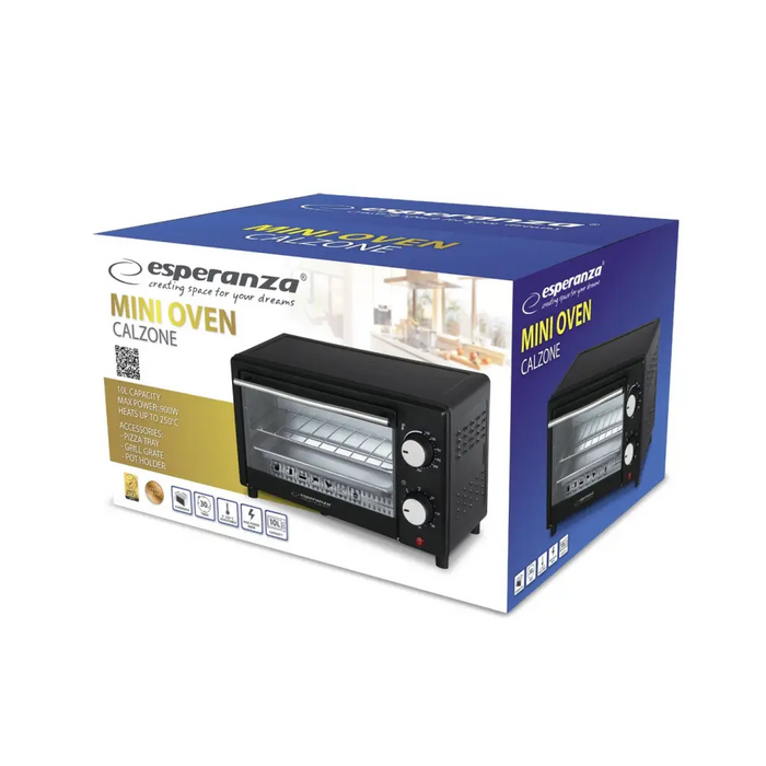 Тостер Esperanza EKO004 10 L 900 W Black Grill