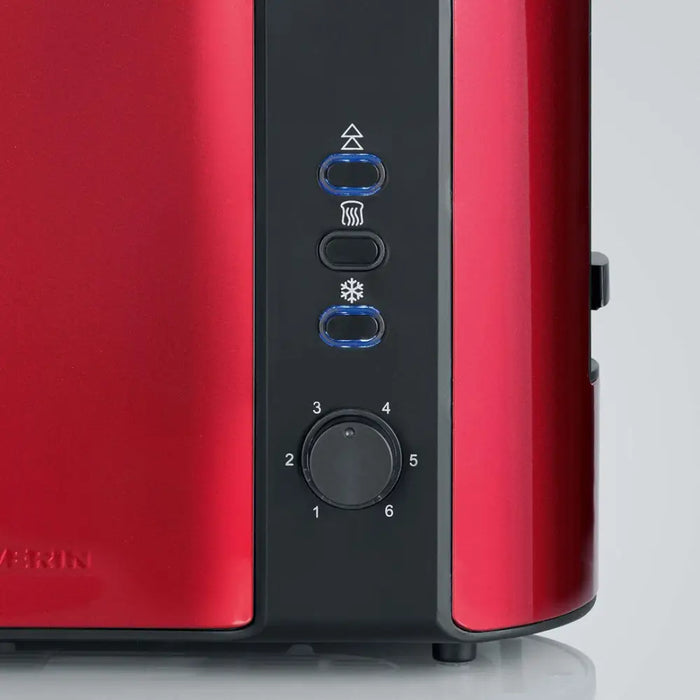 Тостер Severin AT 2217 2 филийки 800 W Металик Червен