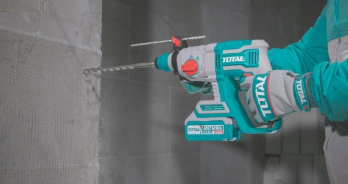 АКУМ. ПЕРФОРАТОР 20V, БЕЗ БАТ. TOTAL