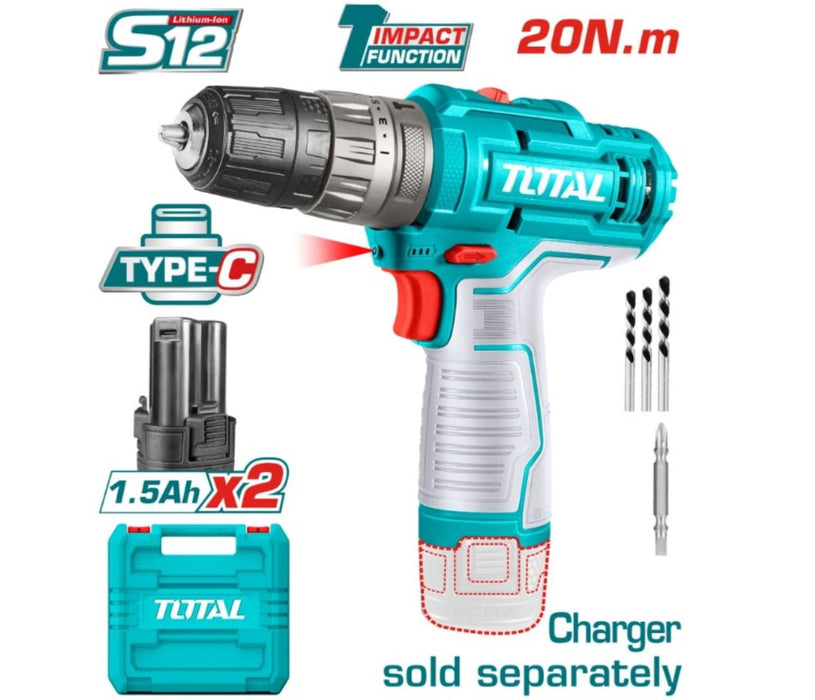 АКУМУЛАТОРЕН ВИНТОВЕРТ TOTAL 12V