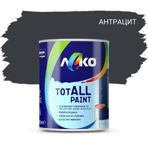 TOTALL PAINT АНТРАЦИТ 0.600 L LEKO