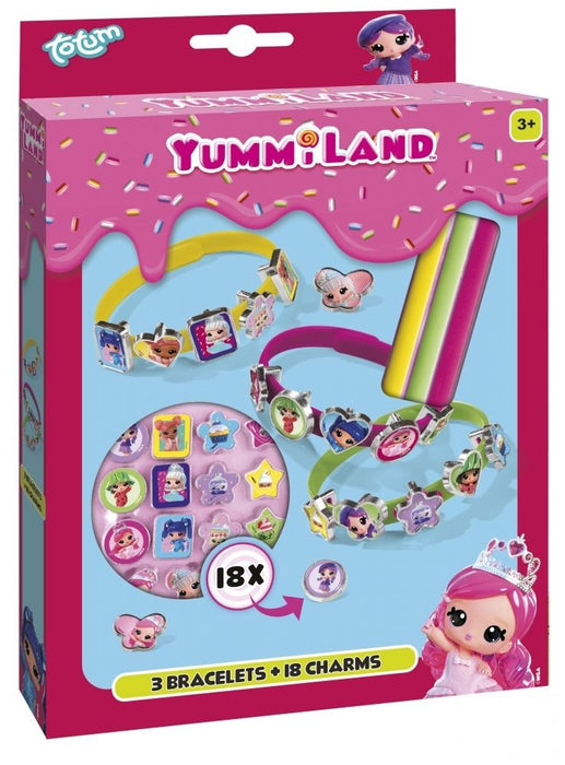 Творчески комплект Totum - Yummiland, Направи сам гривни, 3 броя
