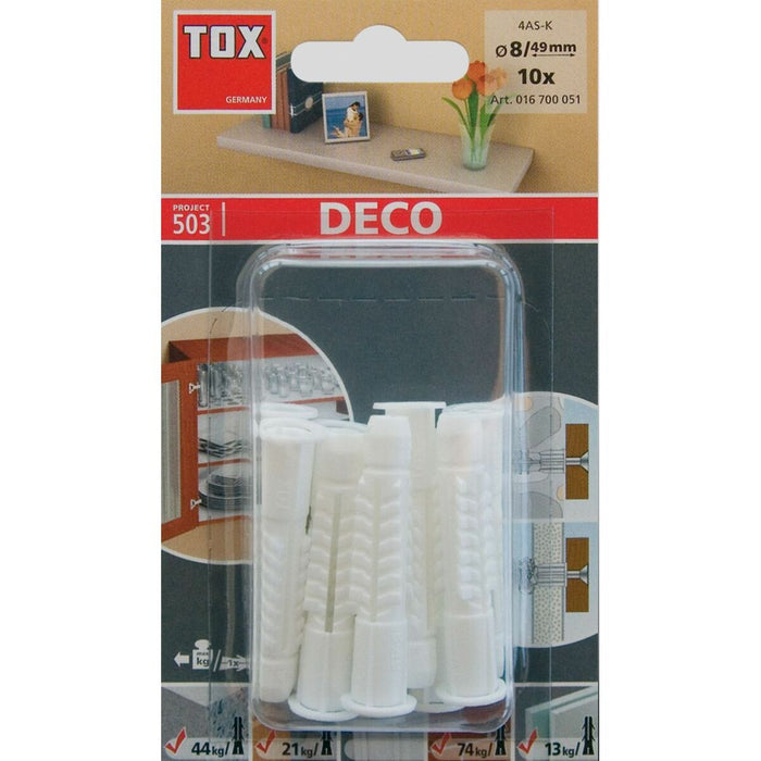 Шипове TOX 6 x 28 mm 230 Части