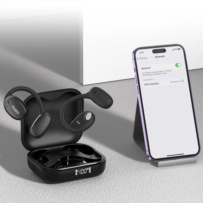 TOZO OpenEgo True Wireless Stereo (TWS) Kostne USB Type-C