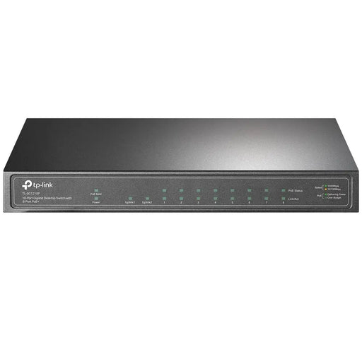 TP-Link 10-портов гигабитов настолен комутатор с 8-портов