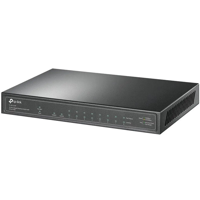 TP-Link 10-портов гигабитов настолен комутатор с 8-портов