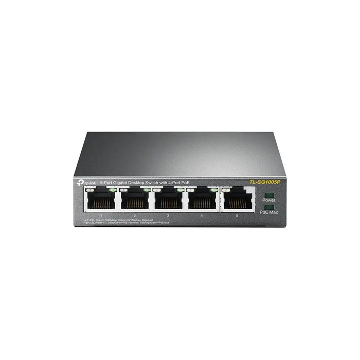 TP-Link 5-портов гигабитов настолен PoE комутатор с 4 порта