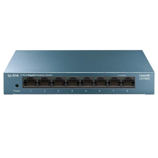 TP-Link 8-портов 10/100/1000Mbps настолен мрежов