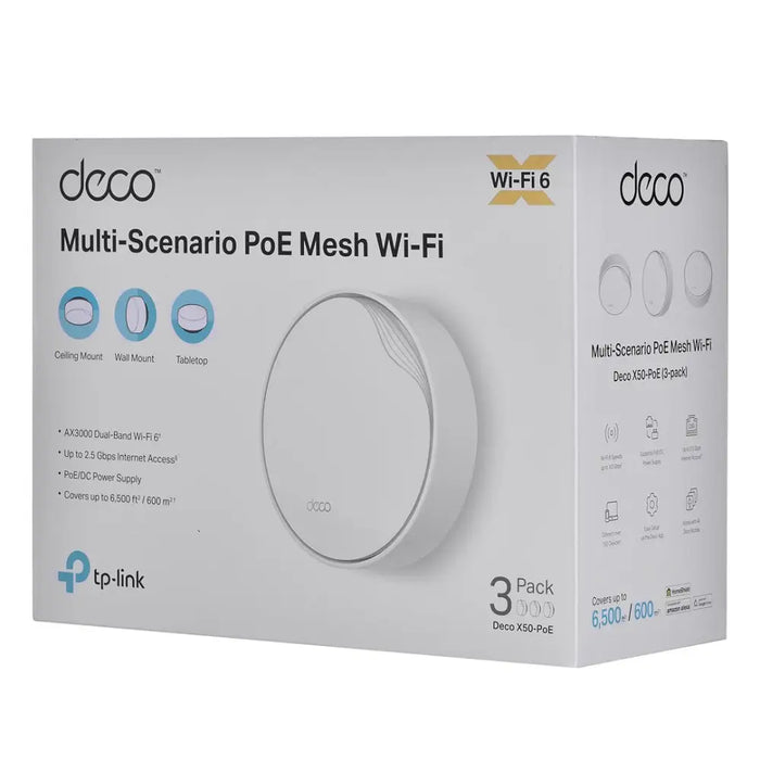 TP Link AX3000 Мрежова WiFi 6 система за цял дом с PoE