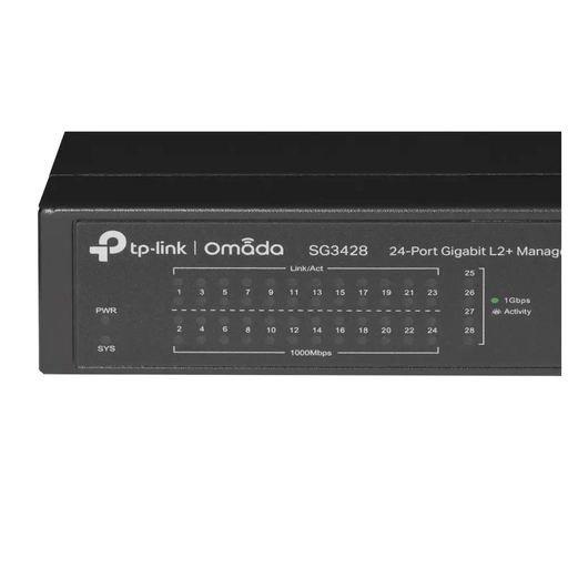 TP Link Omada 24 портов Gigabit L2 + управляван суич с 4