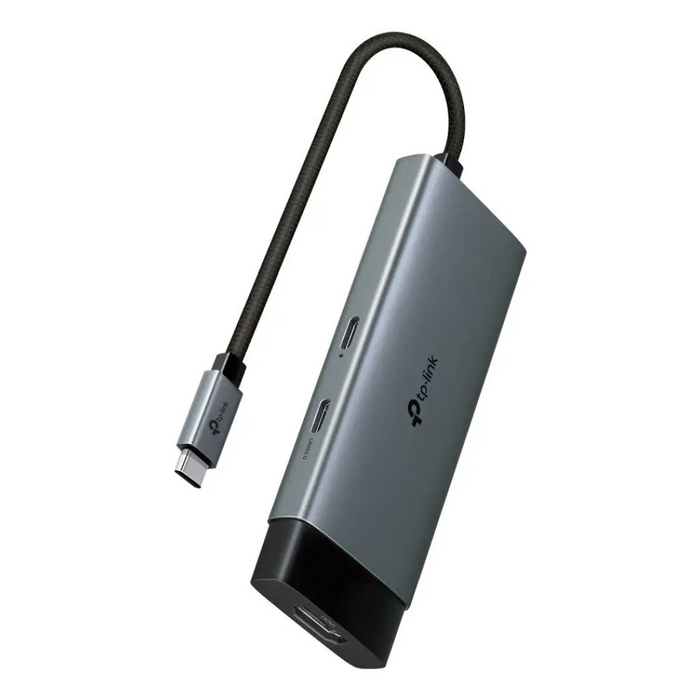 TP-Link UH5020C интерфейсен хъб USB Type-C 5000 Mbit/s Сив