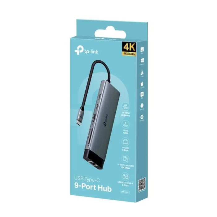 TP-Link UH9120C интерфейсен хъб USB 3.2 Gen 1 (3.1 Gen 1)