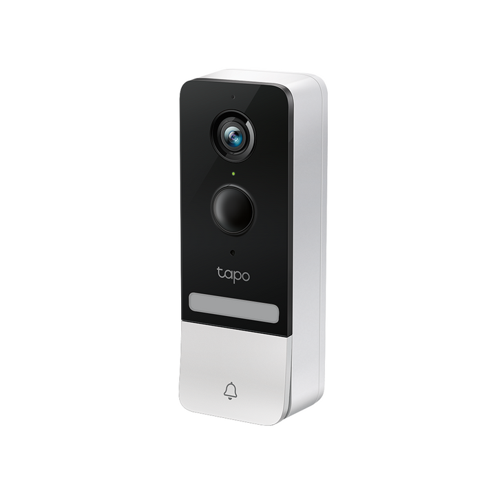 Видео звънец за врата Tapo D230S1, 2.4Ghz, 2K 5MP, Color Night Vision, акум.батерии, microSD