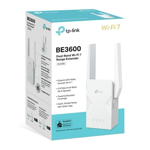 TP-Link RE225BE мрежов разширител Мрежов ретранслатор Бял
