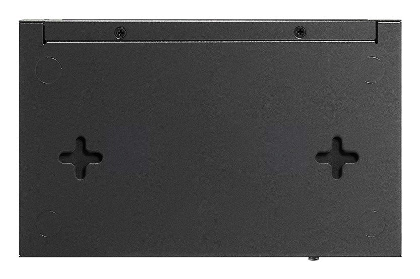 Мрежов комутатор TP-Link Omada ES208GP, управляем L2 Gigabit Ethernet (10/100/1000), захранване през Ethernet (PoE), DIN шина, черен