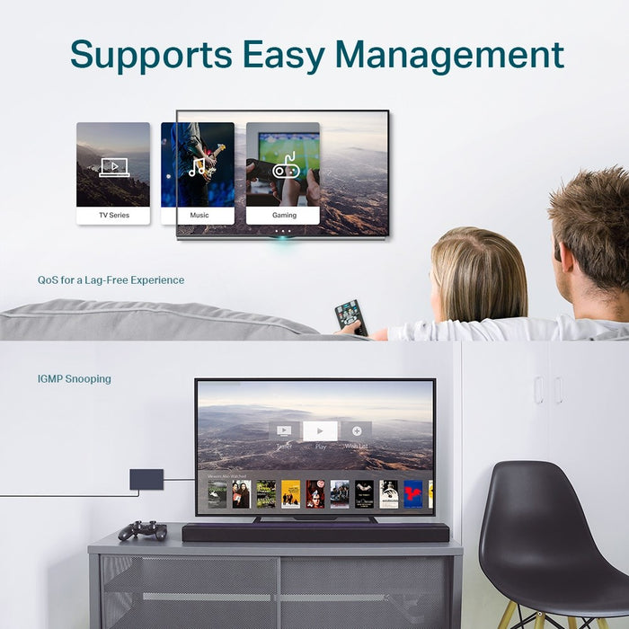 TP-Link 5-портов Gigabit Easy Smart Switch