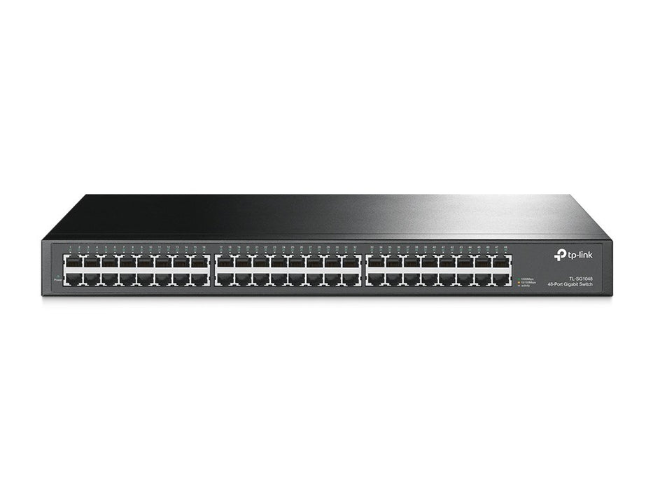 TP-Link TL-SG1048 Unmanaged Gigabit Ethernet (10/100/1000) 1U черен