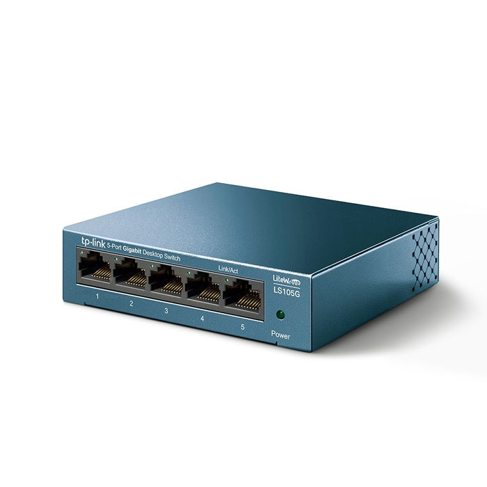 TP-Link 5-портов 10/100/1000Mbps настолен мрежов превключвател