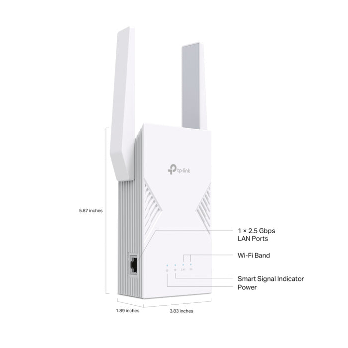 Мрежови адаптор TP-Link RE235BE удължител на обхват