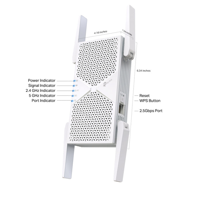 Мрежови адаптор TP-Link RE405BE удължител на обхват