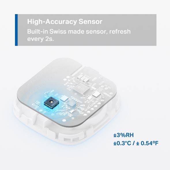 Сензор за температура и влажност TP-Link Tapo T310, WiFi