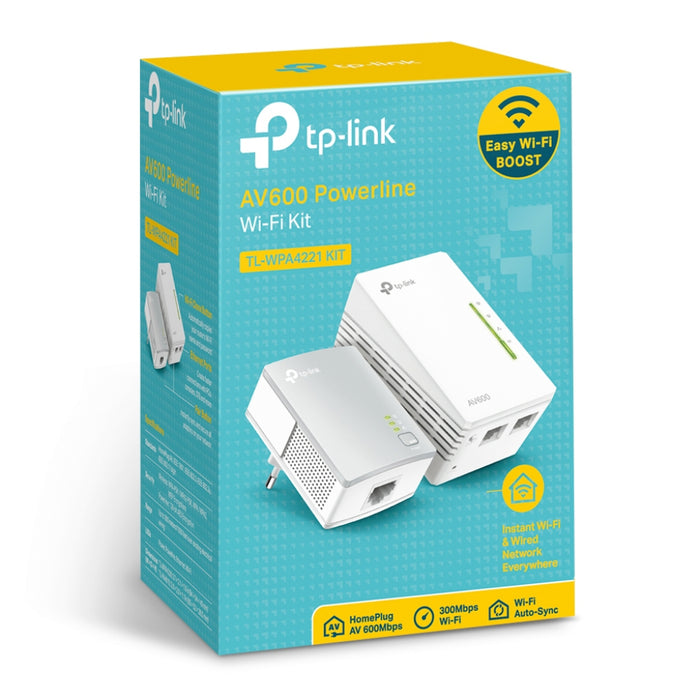 Мрежови адаптор TP-Link TL-WPA4221 KIT powerline wifi адаптер