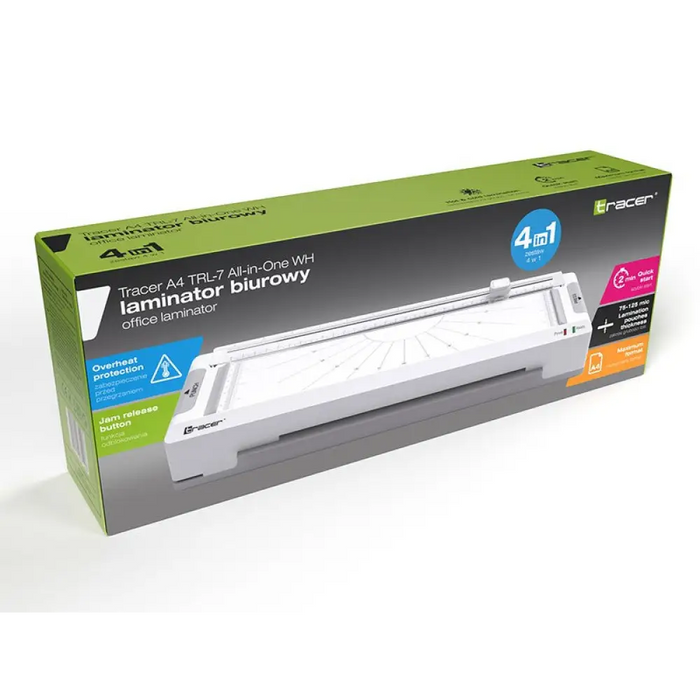 Tracer A4 TRL-7 Ламинатор All-in-One студен/горещ бял