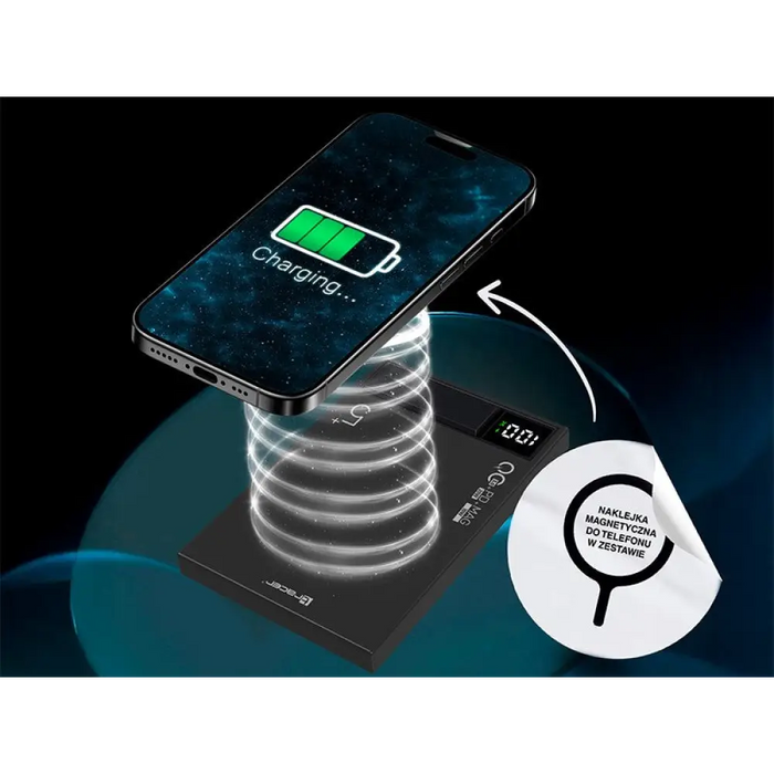 Tracer AirMag1 5000mAh PD20W + 15W Mag черен