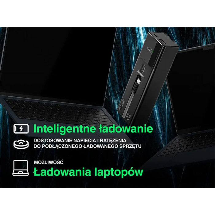 Tracer Quant 10000mAh 100W PD + QC черен