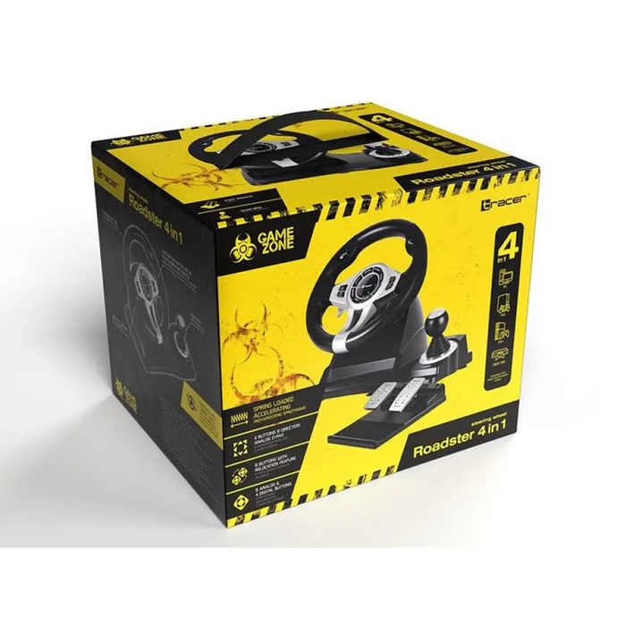 Tracer TRAJOY46524 гейминг контролер черен волан + педали