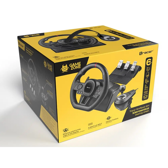 Tracer TRAJOY47345 Gaming Controller Черен волан + педали