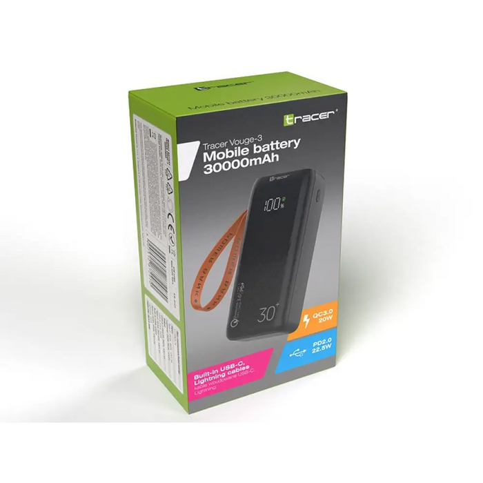 Tracer Vouge-3 30000 mAh Черен
